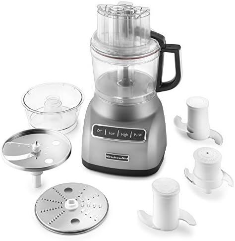 KitchenAid RKFP0922CU Food Processor with ExactSlice System 9-Cup, Contour Silver, (Renewed) - Image 3
