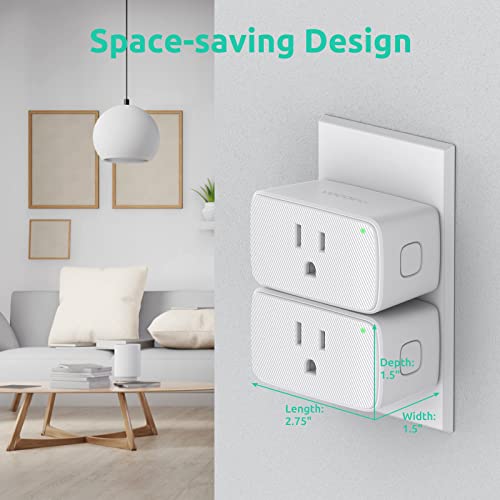 VOCOlinc Homekit Smart Plug Works with Alexa, Apple Home, Google Assistant, WiFi Smart Plug That Work with Alexa, Electrical Timer Outlet Support Siri, No Hub Required, 15A, 2.4GHz, 110~120V (3 Pack) - Image 3