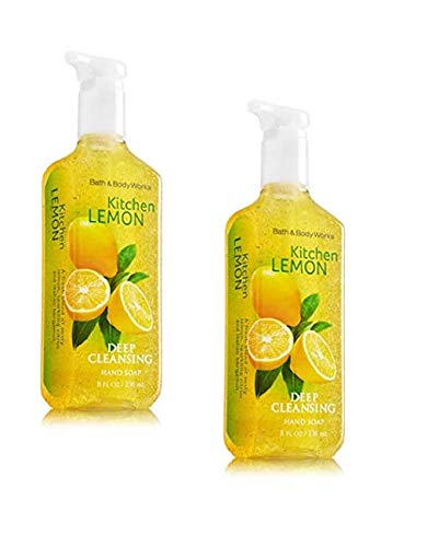 Bath and Body Works Deep Cleansing Hand Soap, Kitchen Lemon, 8 fl. oz. Lot of 2 - Image 2