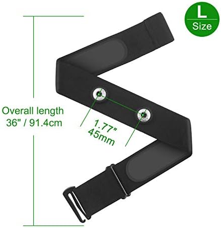 COOSPO Heart Rate Monitor Replacement Chest Strap,Replacement Heart Rate Monitor Soft Strap Compatible with Wahoo Tickr/Polar H7/Garmin HRM-Dual/moofit/XOSS/Power Labs/COOSPO - Image 7