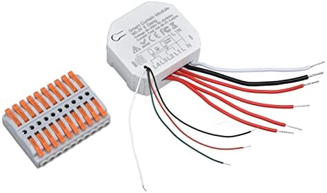 2 Way Curtain Control Module, 90‑250V Smart Curtain Switch Module Household Intelligent Simple for DIY