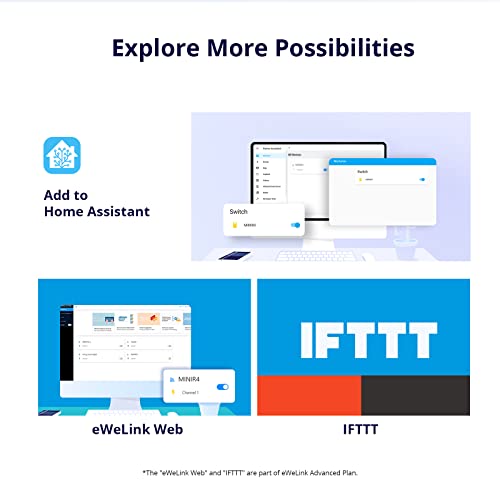 SONOFF MINIR4 10A Smart WiFi Extreme Wireless Light Switch,Universal DIY Module for Smart Home Automation Solution, Compatible with Alexa & Google Home Assistant, No Hub Required - Image 7