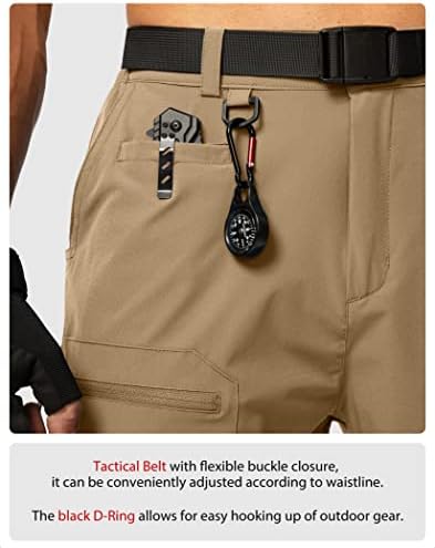 Men's Hiking Cargo Shorts Stretch Quick Dry Outdoor Tactical Shorts for Men with Multi Pocket for Fishing Casual - Image 4