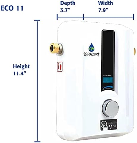 EcoSmart ECO 11 Electric Tankless Water Heater, 13KW at 240 Volts with Patented Self Modulating Technology - Image 3