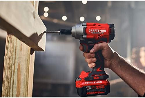 CRAFTSMAN V20 Cordless Impact Driver, 1/2 inch, Bare Tool Only (CMCF921B) - Image 6
