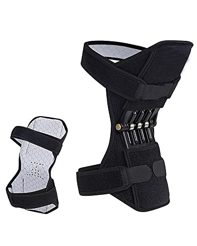Knee Booster Brace with Rebound Springs, Power Lift Patella Support Wrap, Joint Stabilizer Pad, Knee Protection Booster for Weak Legs, Pain Relief, OA Knee - Image 4