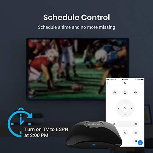 Broadlink RM4 pro Smart IR/RF Remote Control Hub with Sensor Cable-WiFi IR/RF Blaster for Smart Home Automation, TV, Curtain, Shades Remote, Works with Alexa, Google Assistant, IFTTT (RM4 pro S) - Image 6