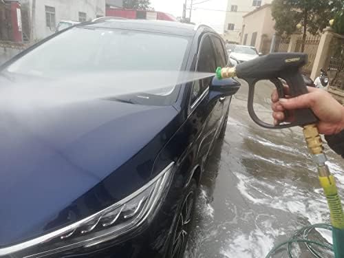 GDHXW X-884 Pressure Washer Gun Foam Cannon 5 Nozzles 2 Conversion Adapter Cleaning Gloves,for Pressure Washer - Image 5