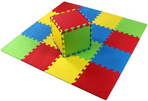 BalanceFrom Kid's Puzzle Exercise Play Mat with EVA Foam Interlocking Tiles - Image 5
