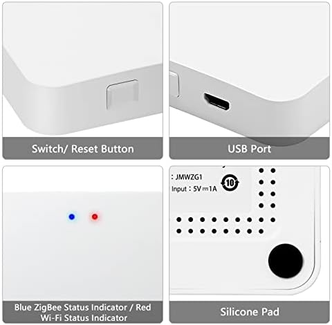 mewmewcat Gateway Hub Intelligent Central Hub WiFi Smart Home Bridge Wireless Remote Controller Multi-Device Linkage up to 60 Smart Devices Compatible with Alexa Assistant - Image 9