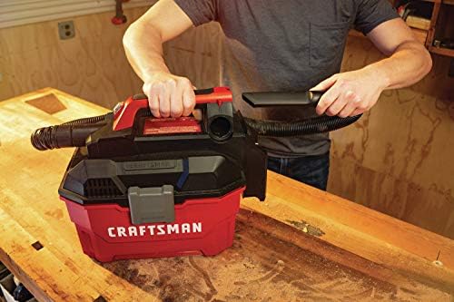 CRAFTSMAN V20 Cordless Vacuum Cleaner, Shop Vac Wet/Dry, 2 Gallon, 7ft Hose, Bare Tool Only (CMCV002B) - Image 10