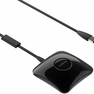Broadlink RM4 pro Smart IR/RF Remote Control Hub with Sensor Cable-WiFi IR/RF Blaster for Smart Home Automation, TV, Curtain, Shades Remote, Works with Alexa, Google Assistant, IFTTT (RM4 pro S)