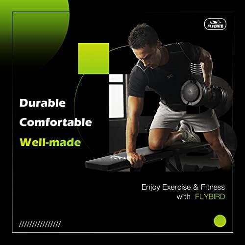 FLYBIRD Weight Bench, Adjustable Strength Training Bench for Full Body Workout with Fast Folding-New Version - Image 7