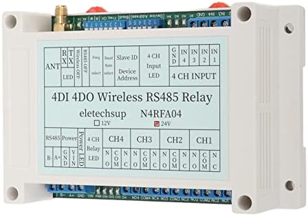 SHYEKYO 4 Channel Wireless Relay, 426-508.5MHz High Sensitivity Wireless Relay Module User Friendly with Antenna for Home Automation(#2) - Image 2