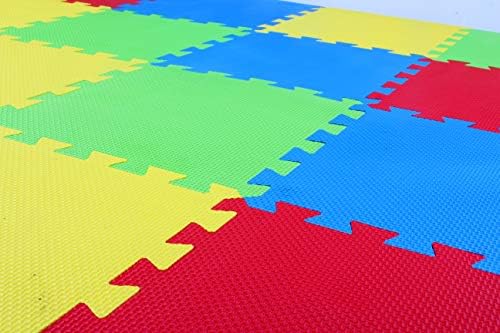 BalanceFrom Kid's Puzzle Exercise Play Mat with EVA Foam Interlocking Tiles - Image 3
