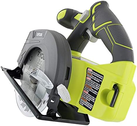 Ryobi One P505 18V Lithium Ion Cordless 5 1/2" 4,700 RPM Circular Saw (Battery Not Included, Power Tool Only), Green - Image 4