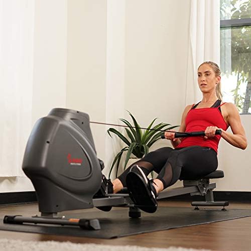 Sunny Health & Fitness Smart Compact Magnetic Rowing Machine with Optional Exclusive SunnyFit® App Enhanced Bluetooth Connectivity - Image 13