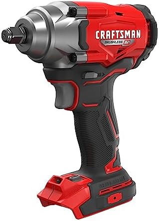 CRAFTSMAN V20 Cordless Impact Driver, 1/2 inch, Bare Tool Only (CMCF921B)