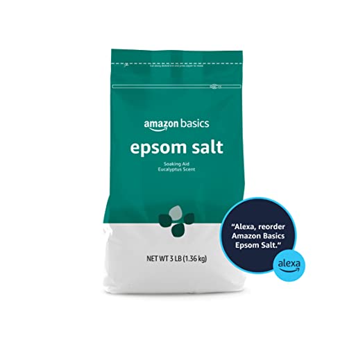 Amazon Basics Epsom Salt Soaking Aid, Eucalyptus Scented, 3 Pound (Previously Solimo) - Image 4