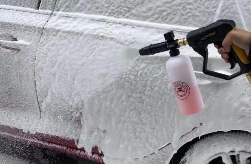 GDHXW X-999 High Pressure Wash Gun Snow Foam Lance Foam Cannon Foam Blaster with 5 Pressure Washer Nozzles - Image 5