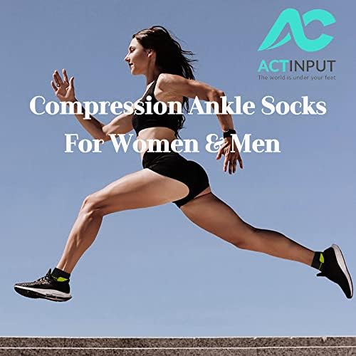 ACTINPUT Compression Socks Plantar Fasciitis for Women Men - 8-15 mmHg Best for Athletic,Support,Flight Travel,Nurses,Hiking - Image 3