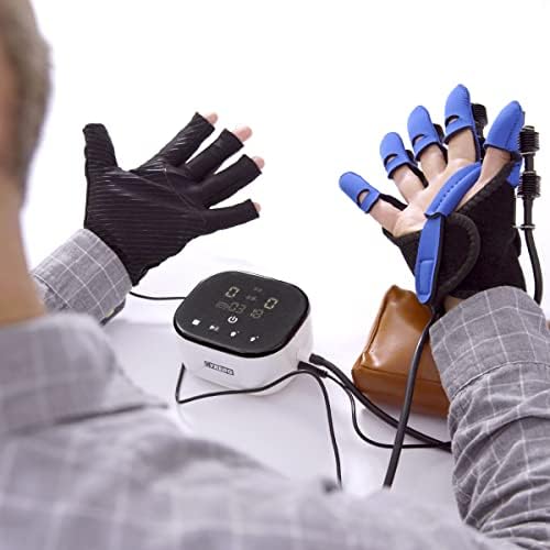 syrebo Rehabilitation Robot Gloves, C10 Model Hemiplegia Finger Rehab Trainer Robot Gloves Stroke Recovery Equipment for Home - Image 9