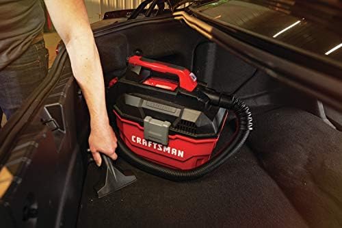 CRAFTSMAN V20 Cordless Vacuum Cleaner, Shop Vac Wet/Dry, 2 Gallon, 7ft Hose, Bare Tool Only (CMCV002B) - Image 8