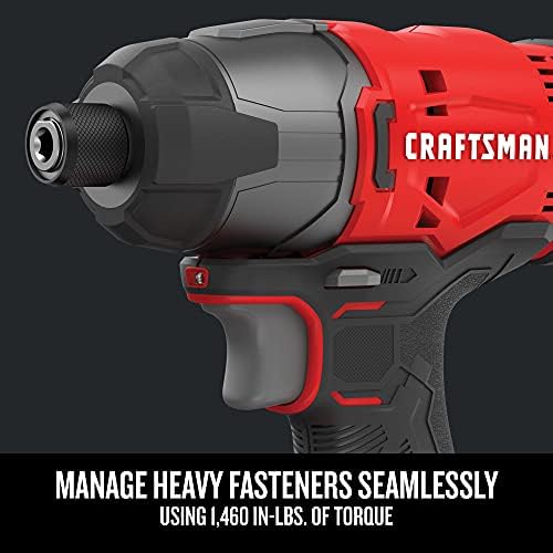 CRAFTSMAN V20 MAX Power Tool Combo Kit, 4-Tool Cordless Power Tool Set (CMCK401D2AM) - Image 5