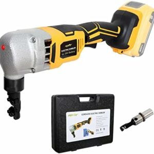 Mellif Cordless Metal Nibbler for Dewalt 20v Max Battery, 18 Gauge Brushless Electric Power Metal Shear Sheet Steel Nibbler for Cutting Stainless Steel, Aluminium (Battery Not Included)