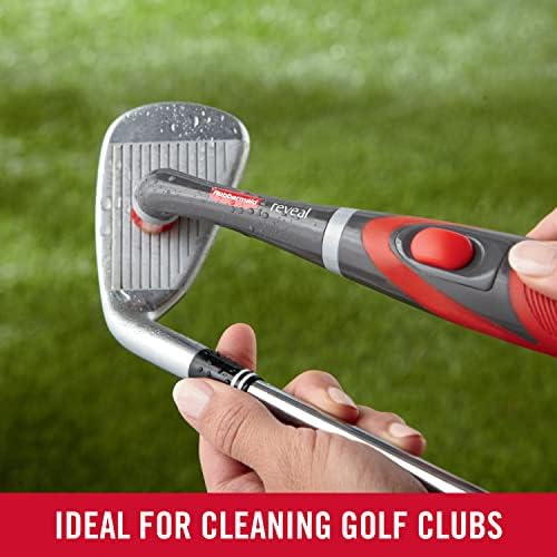 Rubbermaid Reveal Cordless Battery Power Scrubber, Gray/Red, Multi-Purpose Scrub Brush Cleaner for Grout/Tile/Bathroom/Shower/Bathtub, Water Resistant, Lightweight, Ergonomic Grip (1839685) - Image 10