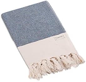 Emyyr Hand Towels for Bathroom - Kitchen - Set of 2 -%100 Cotton - Pre Washed, Quick Dry, Soft, 17x37' - Decorative Hand Towel - Hand Towels for Bathroom Clearance, Bath, Face, Tea Towels 01 (Azure1) - Image 5