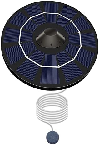 Xiaoxin Solar Pond Oxygenator,6V2.5W Solar Powered Oxygenator Aerator Air Pump,Solar Powered Air Pump Kit, No Noise Solar Pond Aerator for Outdoor Pool Pond Fish Tank Garden - Image 8