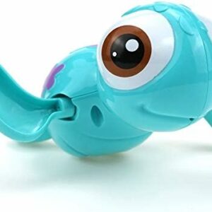 DUCKBOXX XX Bath Toys Wind up Swimming Sea Turtles for Kids 18M+ (Blue)