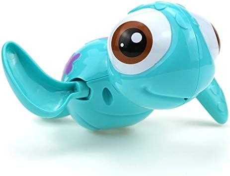 DUCKBOXX XX Bath Toys Wind up Swimming Sea Turtles for Kids 18M+ (Blue)