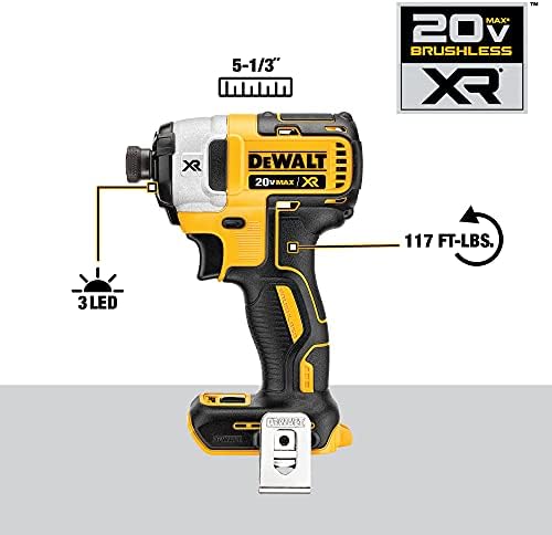 DEWALT 20V MAX Hammer Drill and Impact Driver, Cordless Power Tool Combo Kit with 2 Batteries and Charger (DCK299M2) - Image 6
