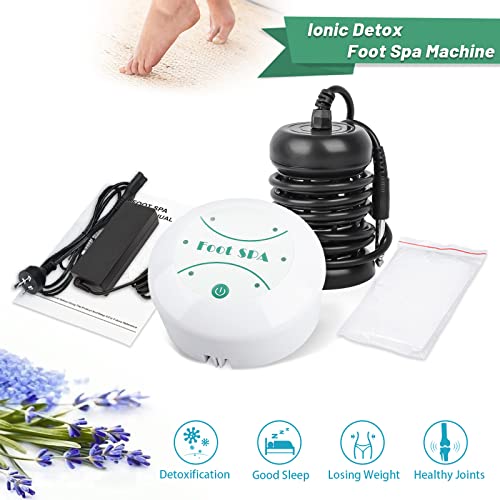 Lecaung Detox Foot Bath Machine, Portable Ion Ionic Detox Foot Bath Machine, Foot Cleanse Foot Detox Spa Machine for Home Travelling USE with 10 Liners - Image 2