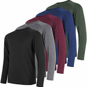 CE' CERDR Long Sleeve Tee Shirts for Men - Sun Protection Dry Fit Moisture Wicking T-Shirts for Fishing Hiking Running