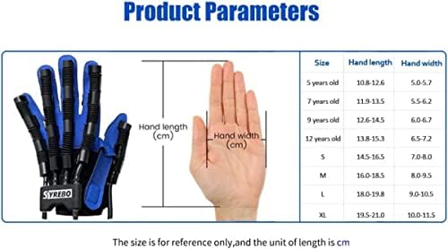 syrebo Rehabilitation Robot Gloves, C10 Model Hemiplegia Finger Rehab Trainer Robot Gloves Stroke Recovery Equipment for Home - Image 6