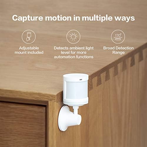 Aqara Smart Light Switch (with Neutral, Single Rocker) Plus Aqara Motion Sensor, Requires AQARA HUB, Zigbee Connection, Remote Control and Set Timer for Home Automation - Image 8