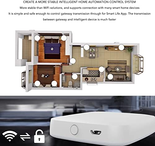 YOUTHINK WiFi Gateway, Smart Home Hub Infrared Sensing for Tuya APP Remote Control WiFi Bluetooth Gateway Hub for ZigBee - Image 5