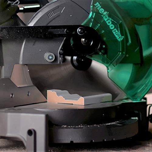 Metabo HPT 10-Inch Compound Miter Saw | 0-52 Degrees Miter Cutting Range (Left/Right) | 0-45 Degrees Bevel Cutting Range (Left) | 15-Amp Motor | Includes 10-Inch 24T TCT Saw Blade | C10FCGS - Image 5