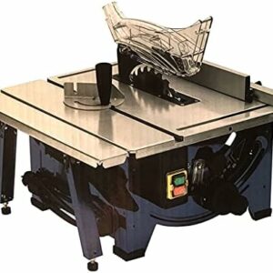 Power Tools Household Woodworking Table Saw Multifunctional Desktop Wood Plastic Panel Saw 45 Degree Bevel Cut (Color : Blue, Size : 48.5 * 44 * 27cm)