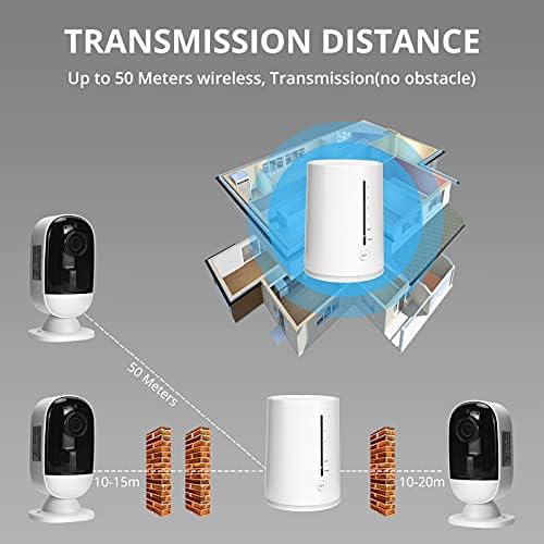 ARMIDO Outdoor Expandable Wireless Security Camera System 2PCS 3MP Wire Free Rechargeable Battery Powered Security Cameras 30ft Night Vision,PIR Motion Detection, 2-Way Audio (2-Cam Kit) - Image 7
