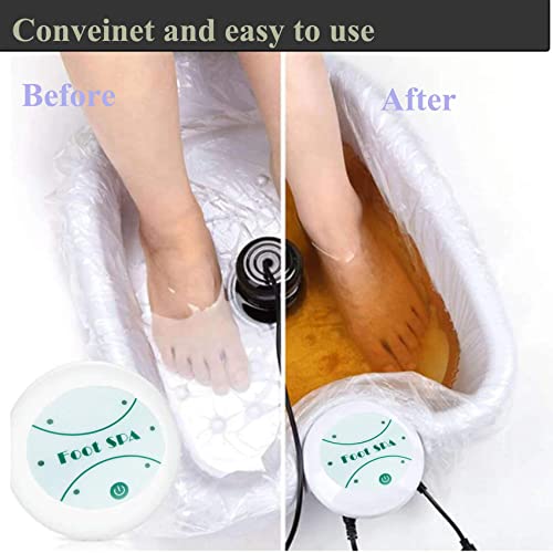 Lecaung Detox Foot Bath Machine, Portable Ion Ionic Detox Foot Bath Machine, Foot Cleanse Foot Detox Spa Machine for Home Travelling USE with 10 Liners - Image 4