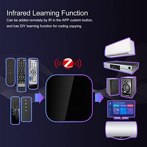 Infrared Universal Remote Controller, TV Air Conditioning Smart Controller,Battery Power Supply Wireless Remote Control for Home,DIY RF Remote with Infrared Learning Function for Coding Copying - Image 3