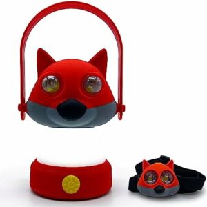 Outdoor Equipment LED Camping Lantern & Headlamp Set for Kids, FANT.LUX Battery Powered Night Light for Emergency, Hurricane, Lightweight Tent Lamp