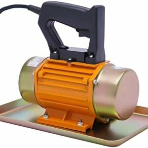 Electric Concrete Vibrator Motor 110V 250W Handheld Concrete Vibrating Troweling Construction Tool Concrete Cement Vibrator machine for Road Highway Bridge Port Construction (100kg Force)