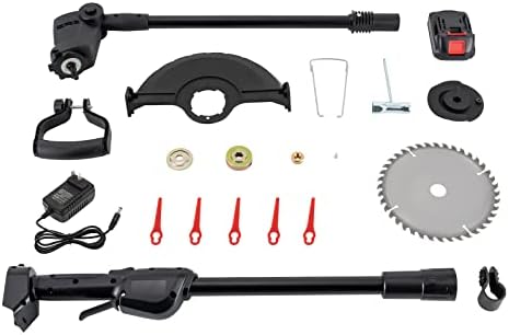 Cordless Weed Eater and Wacker with Electric Lawn Edger, Double Control and Waterproof Housing - Battery-Powered Trimmer Edger Lawn Tool for Home Lawn Mowing, Yard Landscaping, Orchard Pruning, etc. - Image 3