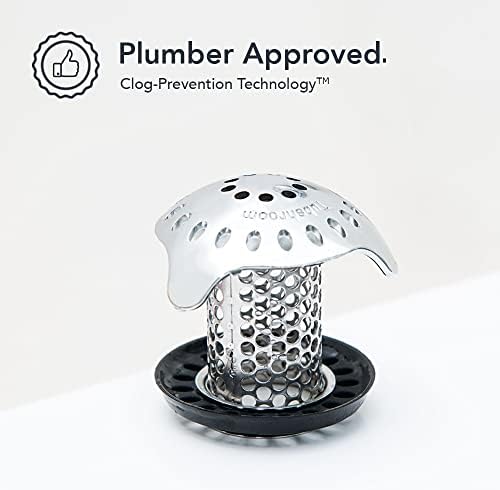 TubShroom Ultra Revolutionary Bath Tub Drain Protector Hair Catcher/Strainer/Snare Stainless Steel, 1-Pack, Silver - Image 10