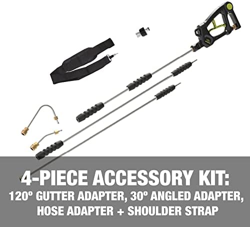 Sun Joe SPX-SRL9 Universal Sky Lance Extension Spray Wand for Most Gas and Electric Pressure Washers Rated up to 4000-PSI Max, w/ 4-Piece Accessory Kit, 9-Foot - Image 5